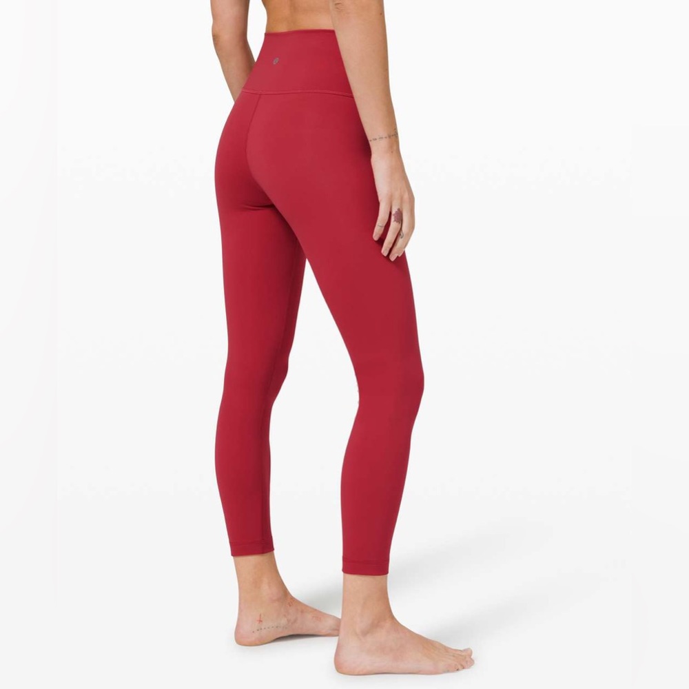 Lululemon Wunder Under High-Rise Tight 25" *Full-On Luxtreme Soft Cranberry